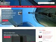 Tablet Screenshot of camcocleanenergy.com